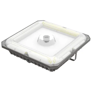 LED canopy lighting for parking garages and gas stations