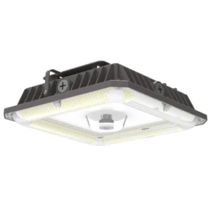 LED canopy lighting for parking garages and gas stations