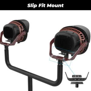 sports lights with slipfitter mount
